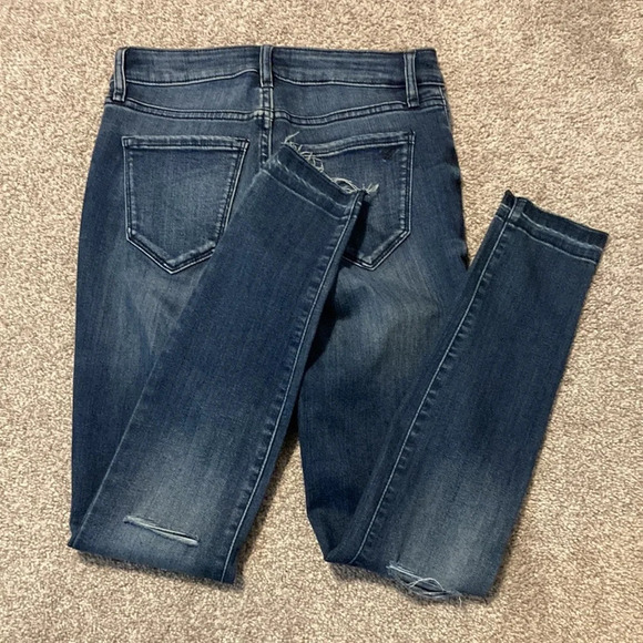 NWOT William Rast Raw Hem Ankle Skinny Jeans 25 - Picture 1 of 16